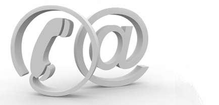 Darstellung eines Telefon und eines Email symbols